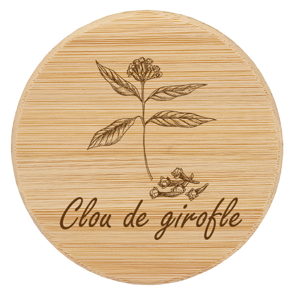 Coppia in legno "clou de girofle" per WECK RR60
