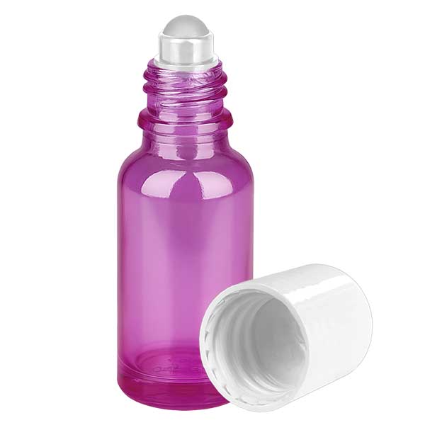 Flacone roll-on da 20 ml standard bianco PurpleLine UT18/20