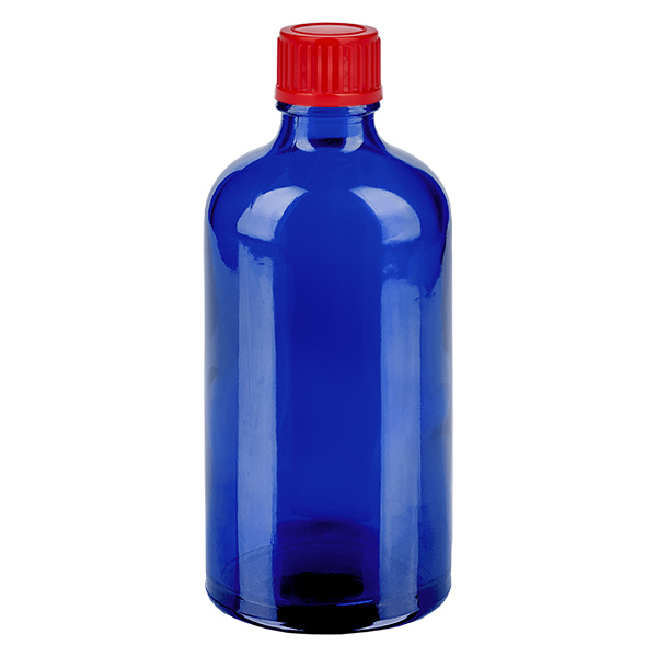 Flacone da 100ml 11mm SV rosso STD BlueLine UT18/100
