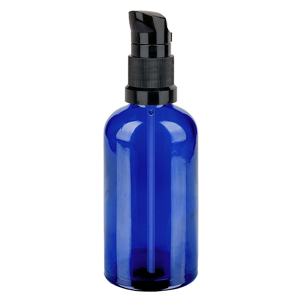 Flacone a pompa da 100 ml nero STD BlueLine UT18/100