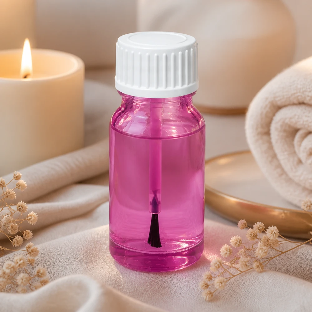 Flacone a pennello da 10ml PurpleLine UT18/10 standard bianco Flacone per pennelli professionale da 10 ml STD PurpleLine UT18/10 per studi e saloni di bellezza