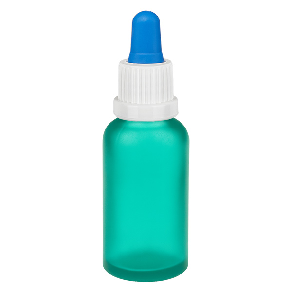 Bottiglia per pipette da 30 ml bianco/blu OV GreenL. UT18/30