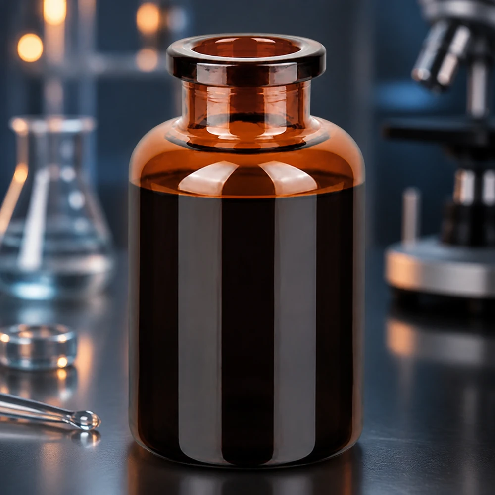 Flacone per iniezione in vetro ambrato 20ml Hochwertige Injektionsflasche 20ml aus bernsteinfarbenem Borosilikatglas für Injektabilia