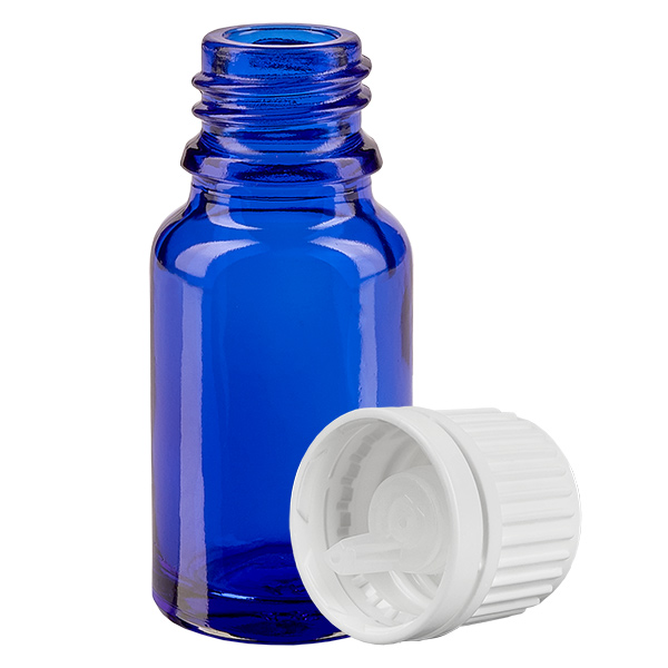 Flacone contagocce da 10 ml 0,7 mm bianco OV BlueLine UT18/10