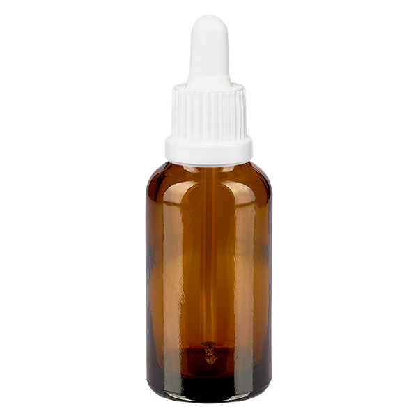 Flacone per pipette da 30 ml bianco OV BrownLine UT18/30