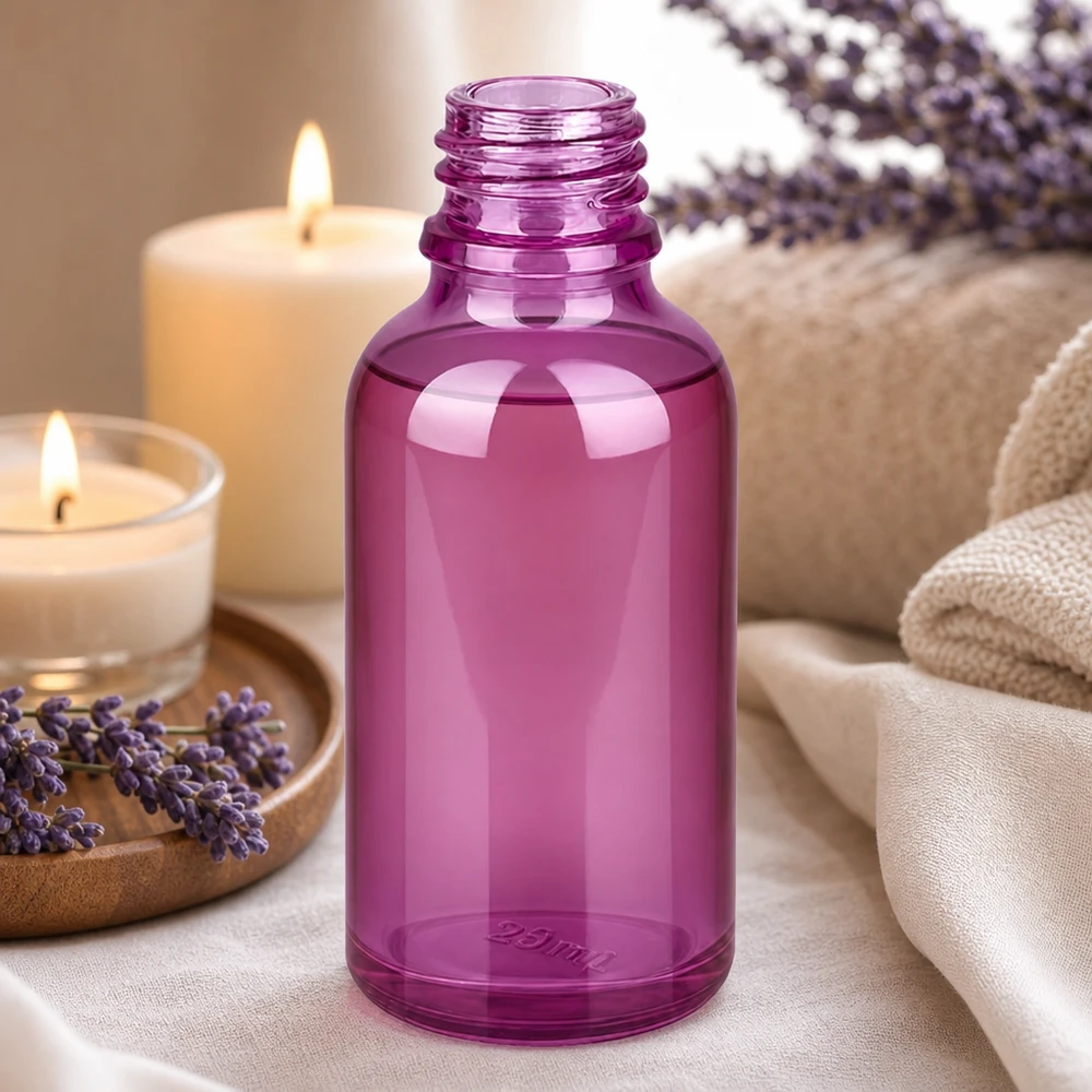Flacone da 30 ml per farmacia PurpleLine UT18/30 UNiTWIST PurpleLine bottiglia in vetro viola da 30 ml con pareti di spessore robusto per una conservazione sicura