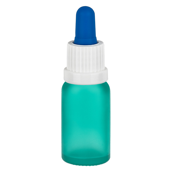 Bottiglia per pipette da 10 ml bianco/blu OV GreenL. UT18/10