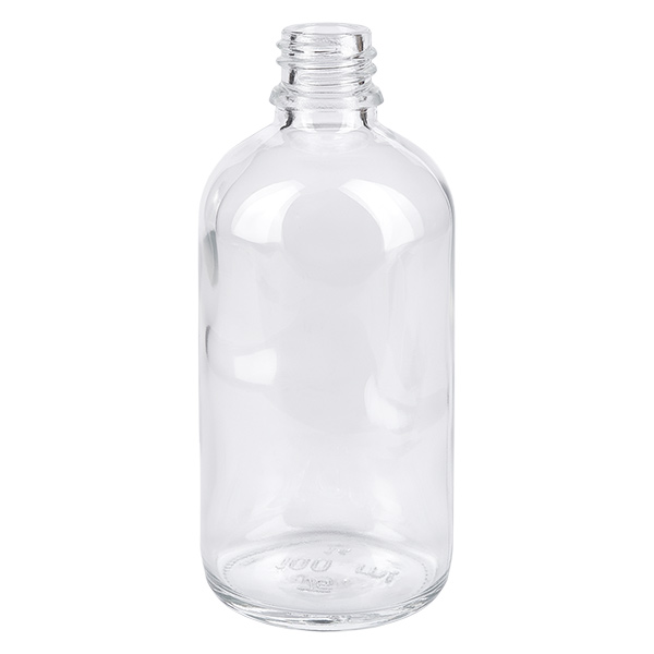 Flacone farmaceutico da 100 ml ClearLine DIN18 UNiTWIST Flacone farmaceutico da 100 ml ClearLine DIN18 UNiTWIST