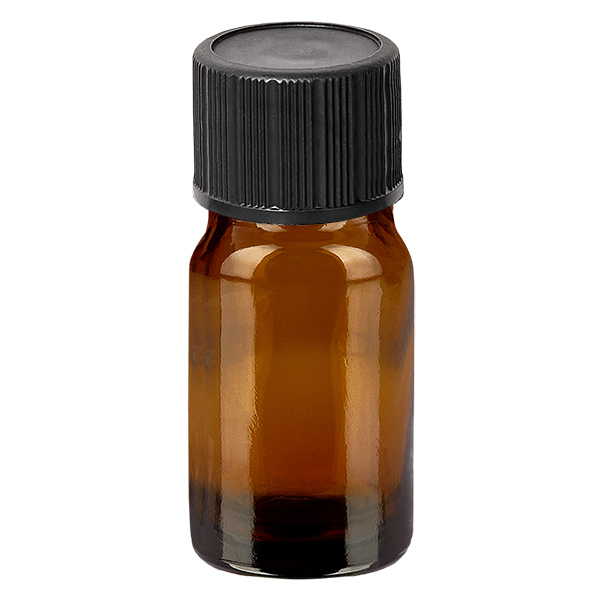 Flacone contagocce da 5 ml 1 mm nero STD BrownLine UT18/5