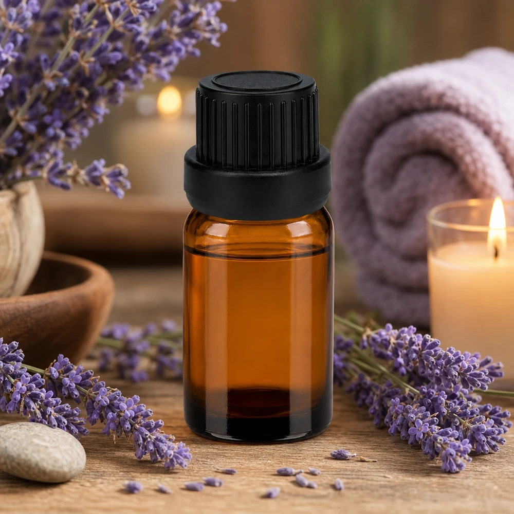 Bottiglia da 5ml 11mm SV nero OV BrownLine UT18/5 Flacone in vetro ambrato di alta qualità da 5 ml con protezione UV e tappo a vite nero per cosmetici naturali
