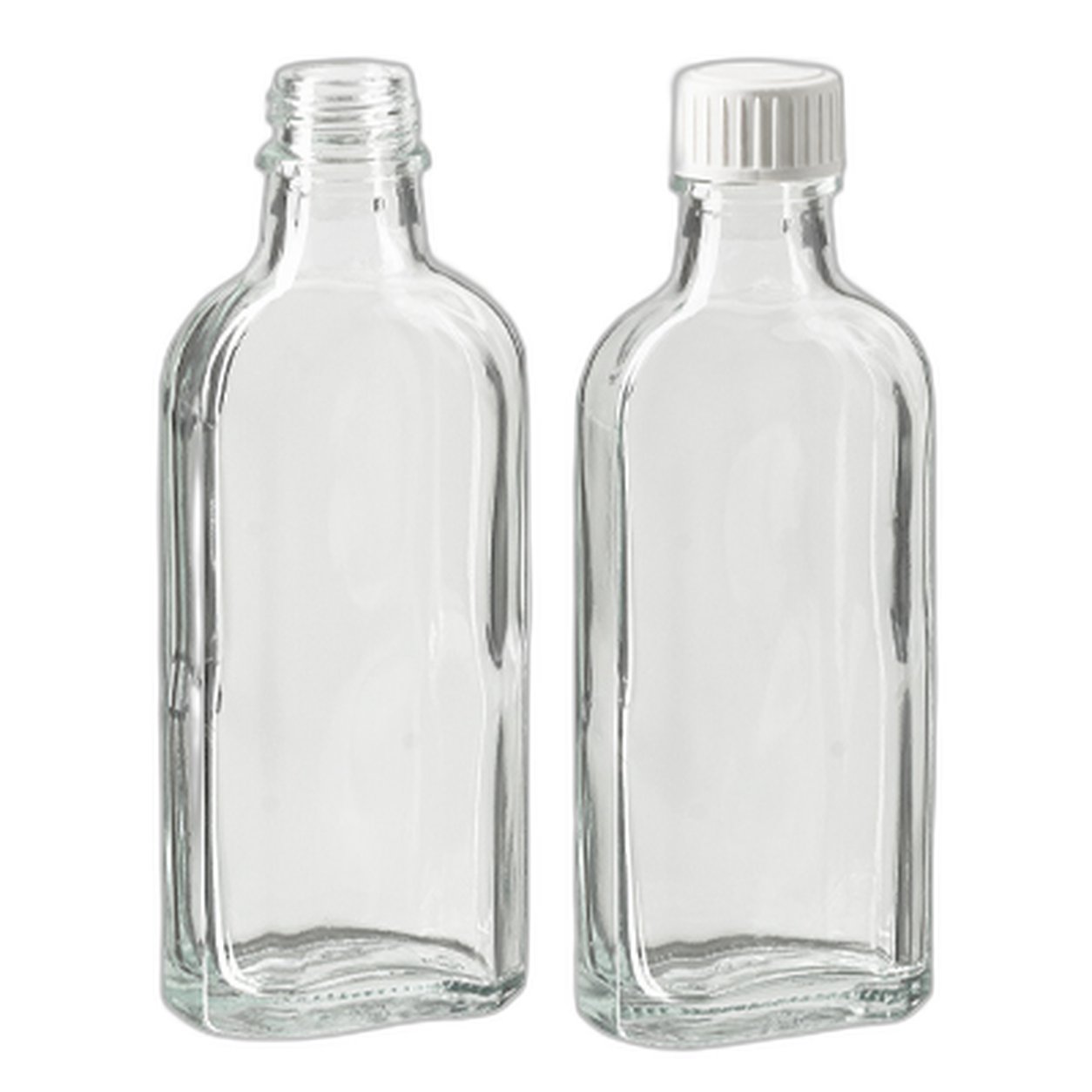 Flasques transparentes