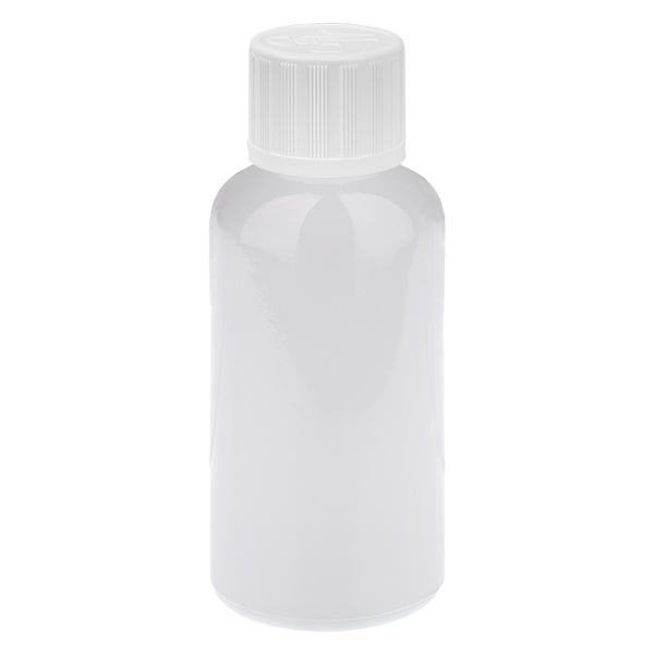 Flacone da 50 ml Tappo a vite da 11 mm bianco Standard Sicurezza bambini WhiteLine UT18/50