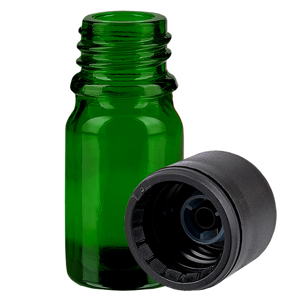 Flacone da 5 ml 6 mm SV nero STD GreenLine UT18/5