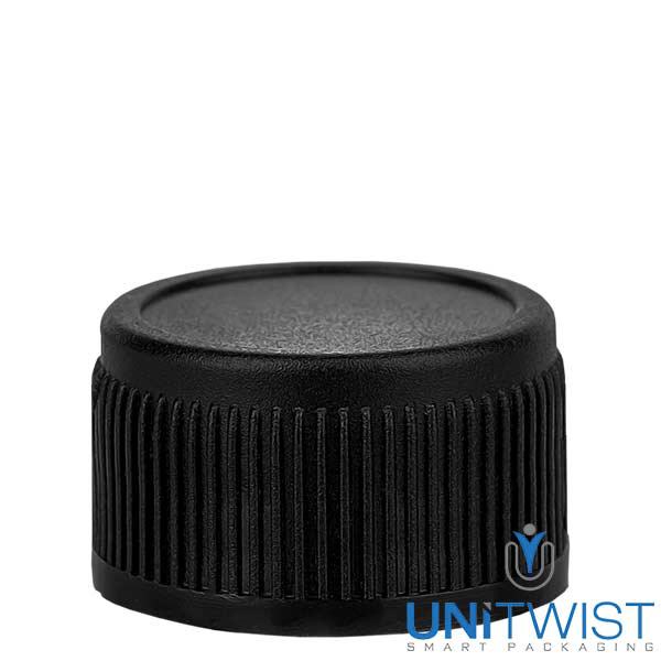Tappo a vite in plastica nero UT13/3-5 UNiTW.