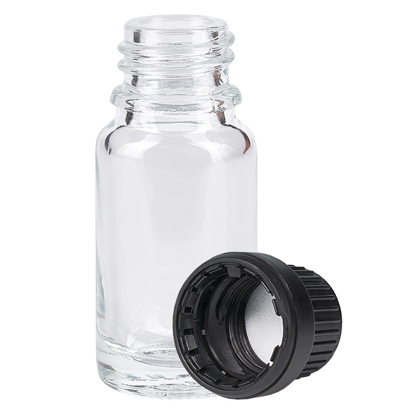 Bottiglia da 10ml 11mm SV nero OV ClearLine UT18/10