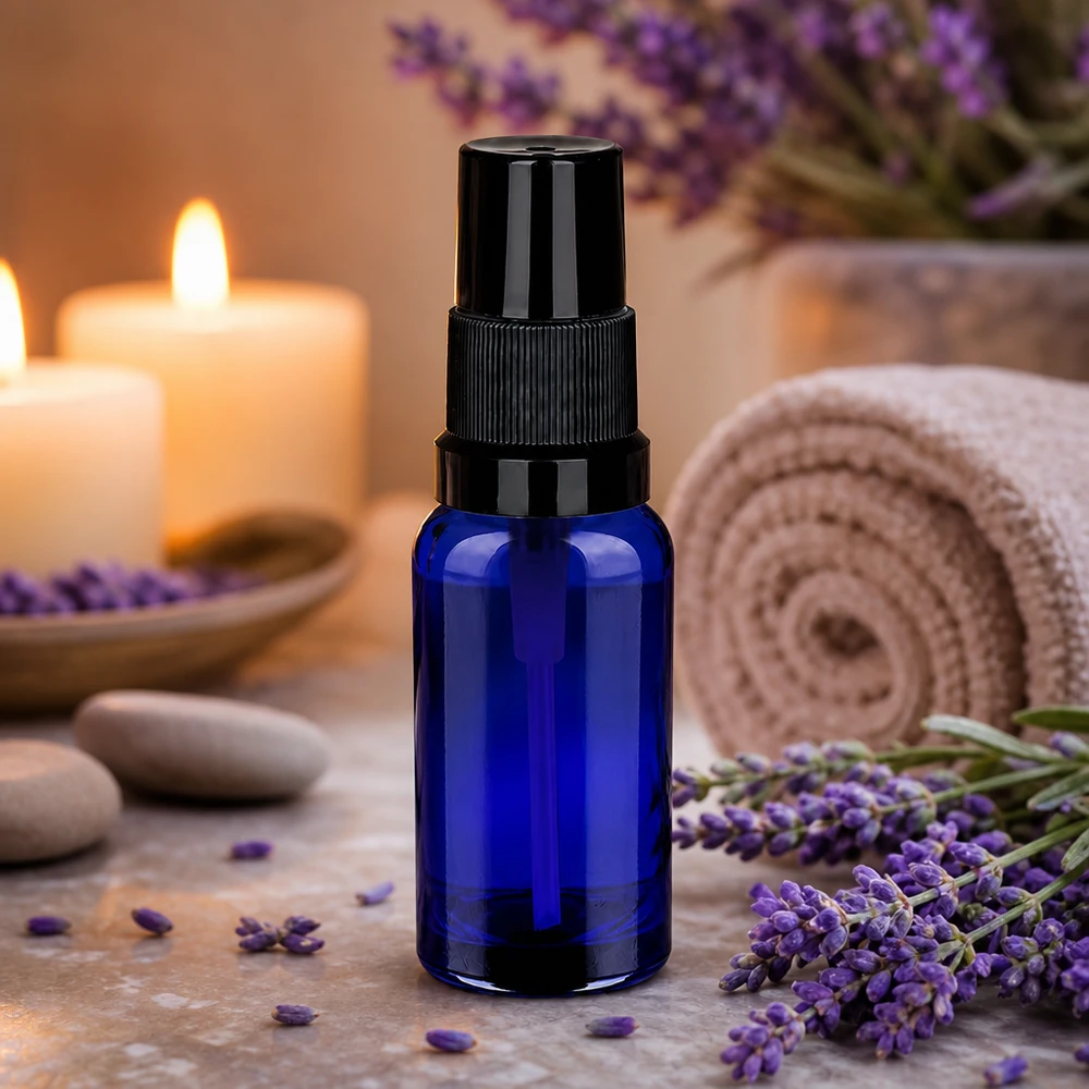Flacone spray da 20 ml nero STD BlueLine UT18/20 Flacone spray BlueLine da 20 ml con design ergonomico per una facile manipolazione e applicazione.