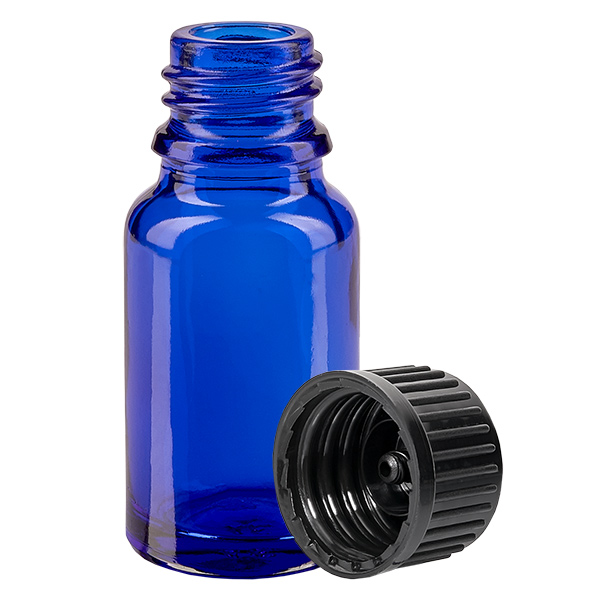 Flacone da 10ml 11mm SV nero STD BlueLine UT18/10