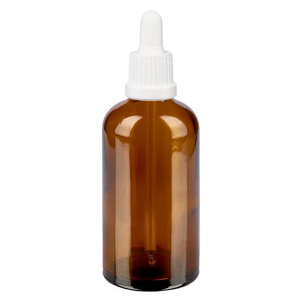 Flacone per pipette da 100 ml bianco OV BrownLine UT18/100