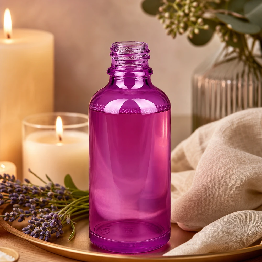 Bottiglia da farmacia da 50 ml PurpleLine UT18/50 UNiTWIST PurpleLine flacone da farmacia UT18/50 UNiTWIST 50ml con superficie liscia per una manipolazione sicura
