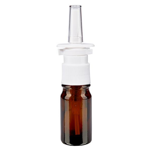 Flacone spray nasale marrone 5ml bianco/tr. STD ApoGlas