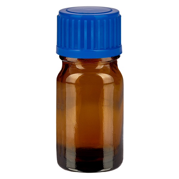 Bottiglia da 5ml 11mm SV blu STD BrownLine UT18/5