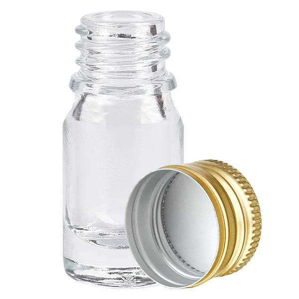 Flacone da 5ml 11mm SV alluminio oro STD ClearLine UT18/5
