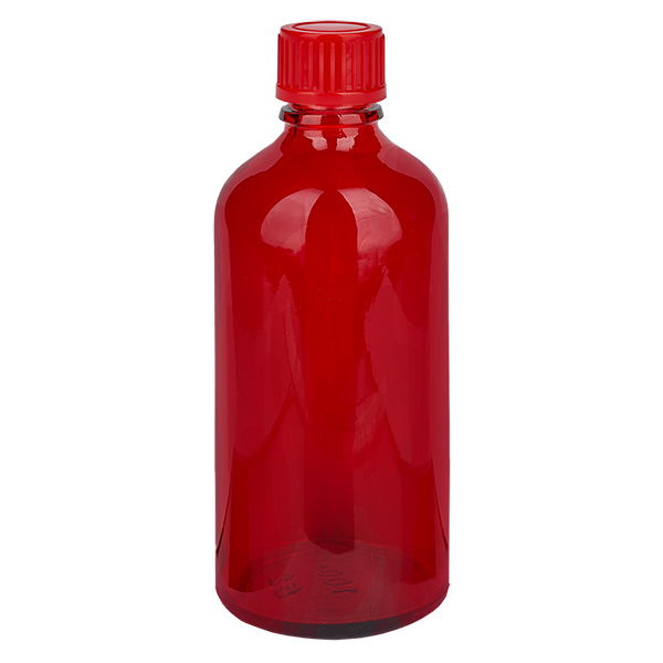 Bottiglia da 100ml 11mm SV rosso STD RedLine UT18/100 Bottiglia da 100ml 11mm SV rosso STD RedLine UT18/100
