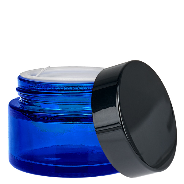Barattolo di vetro 30ml blu con coperchio UNiTWIST Barattolo di vetro 30ml blu con coperchio UNiTWIST