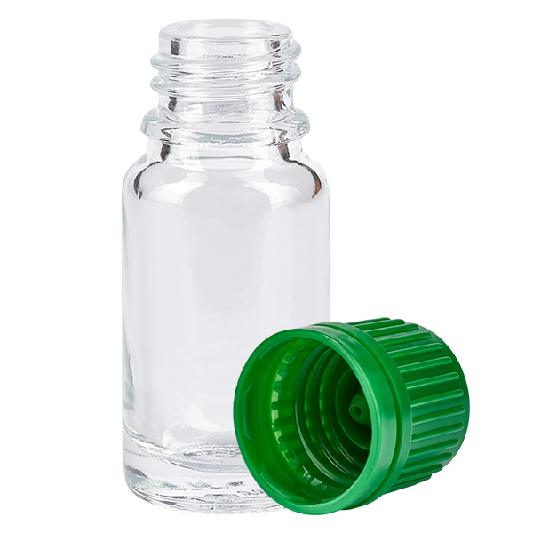 Bottiglia da 10ml 11mm SV verde OV ClearLine UT18/10