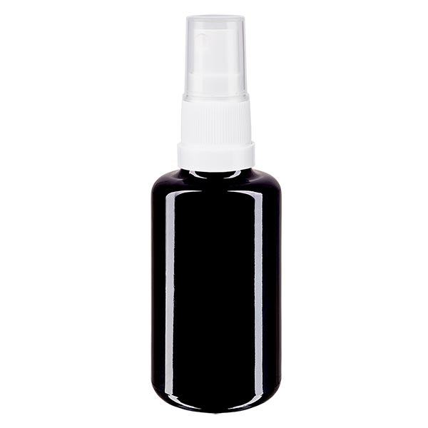 Flacone da farmacia viol. 30ml tappo spray bianco Flacone da farmacia viol. 30ml tappo spray bianco