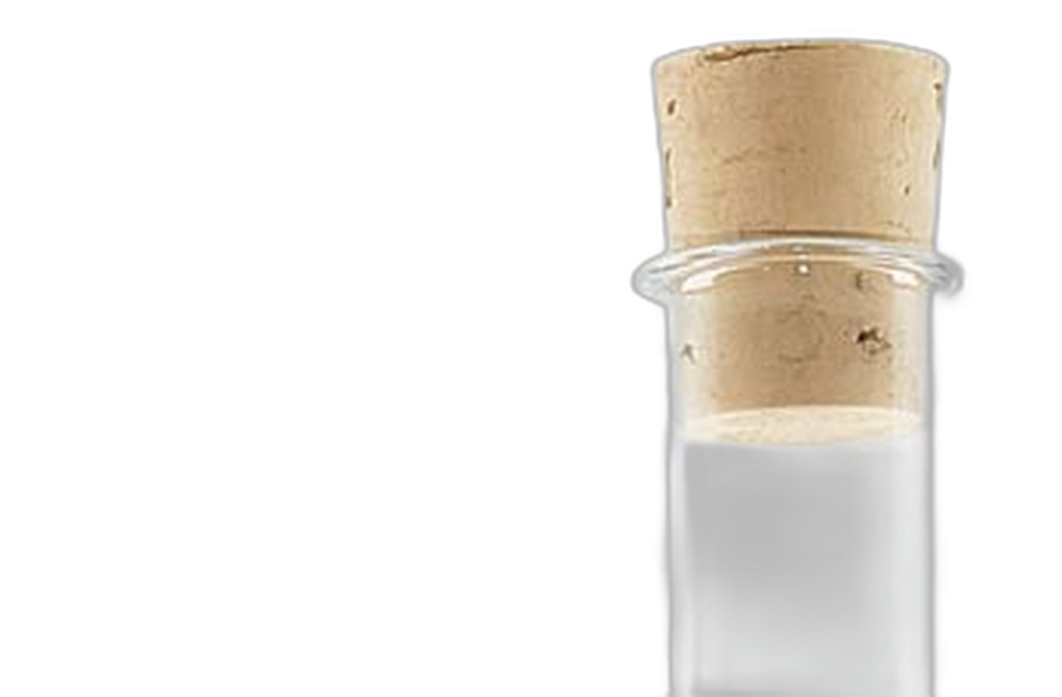 Tubes à essai avec bouchon