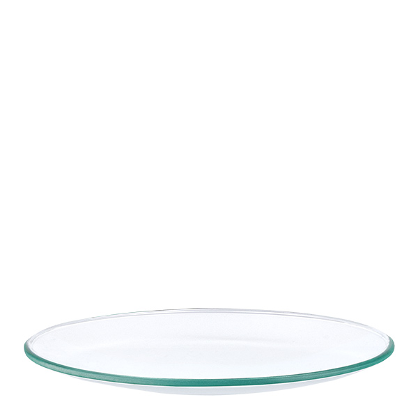 Piatto in vetro a forma di orologio ø90mm in borosilicato UNiTWIST