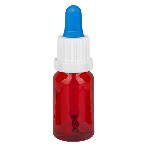 Flacone per pipette da 10 ml bianco/blu OV RedLine UT18/10 Flacone per pipette da 10 ml bianco/blu OV RedLine UT18/10
