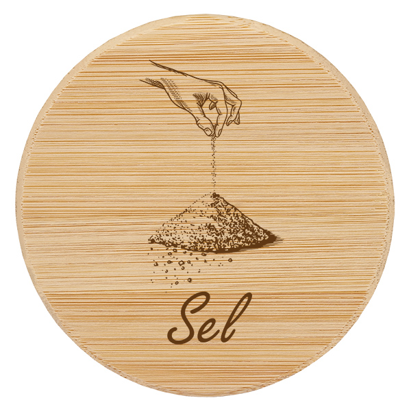 Coppia in legno "sel" per WECK RR100