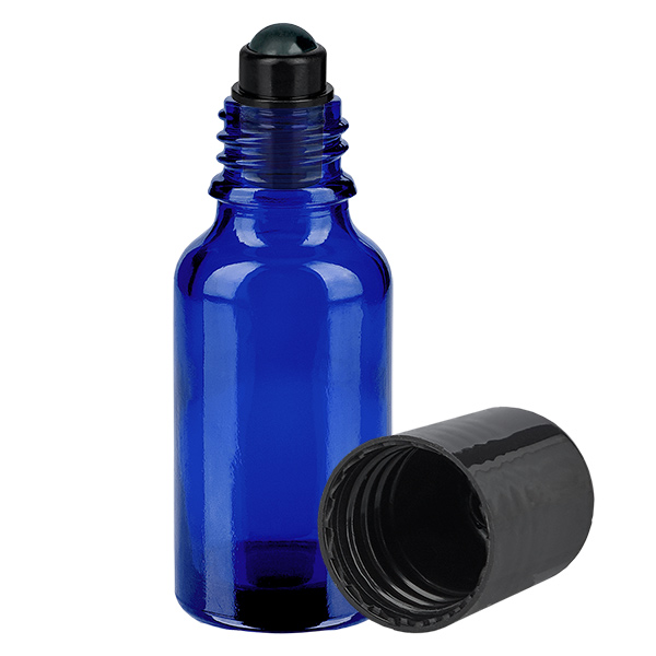 Flacone roll-on da 20 ml nero STD BlueLine UT18/20