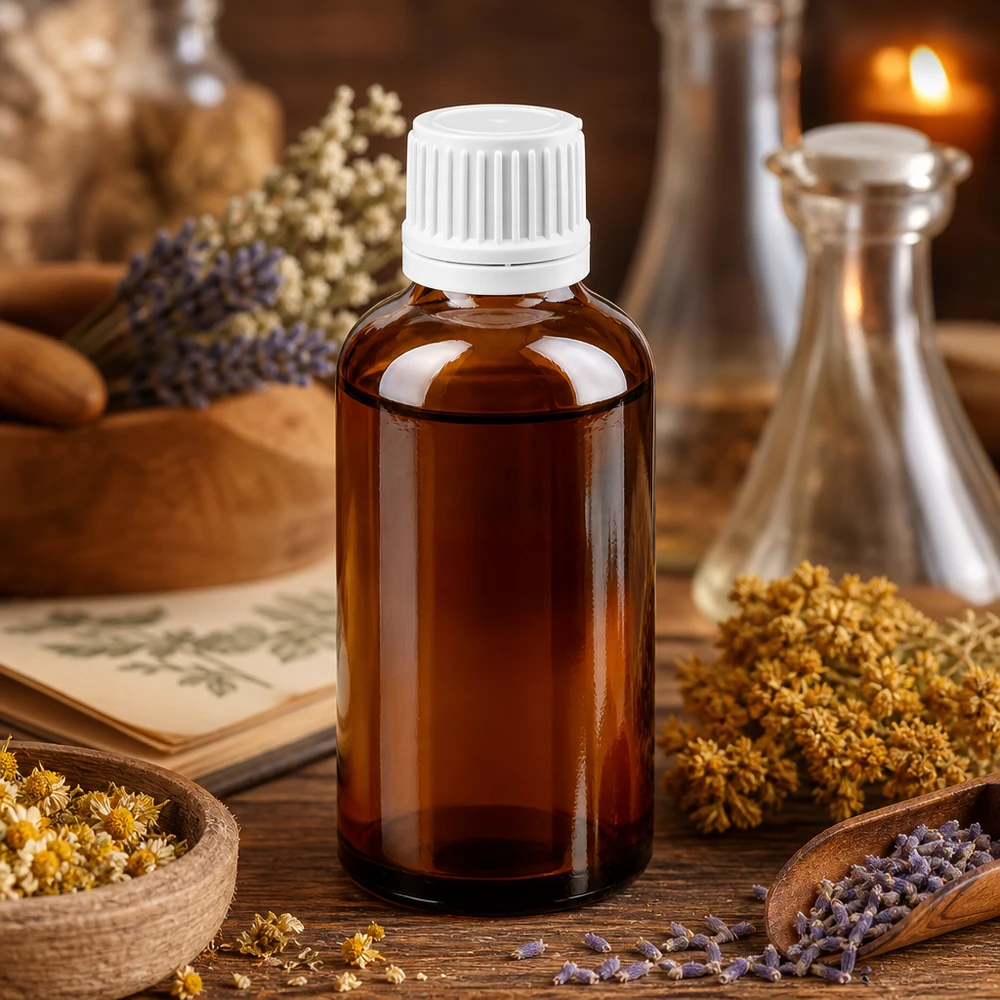 Bottiglia da 50ml 11mm SV bianco OV BrownLine UT18/50 Flacone per medicinali da 50 ml in vetro ambrato con protezione UV e tappo antimanomissione
