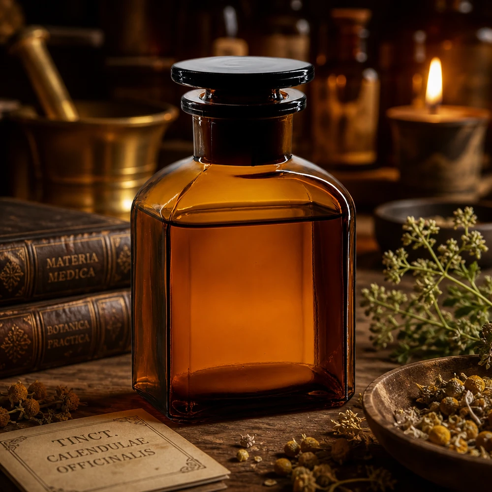 Bottiglia quadrata 150ml marrone a collo largo, con tappo in vetro Bottiglia quadrata da 150 ml in vetro ambrato con collo largo e tappo in vetro per tinture ed estratti di erbe