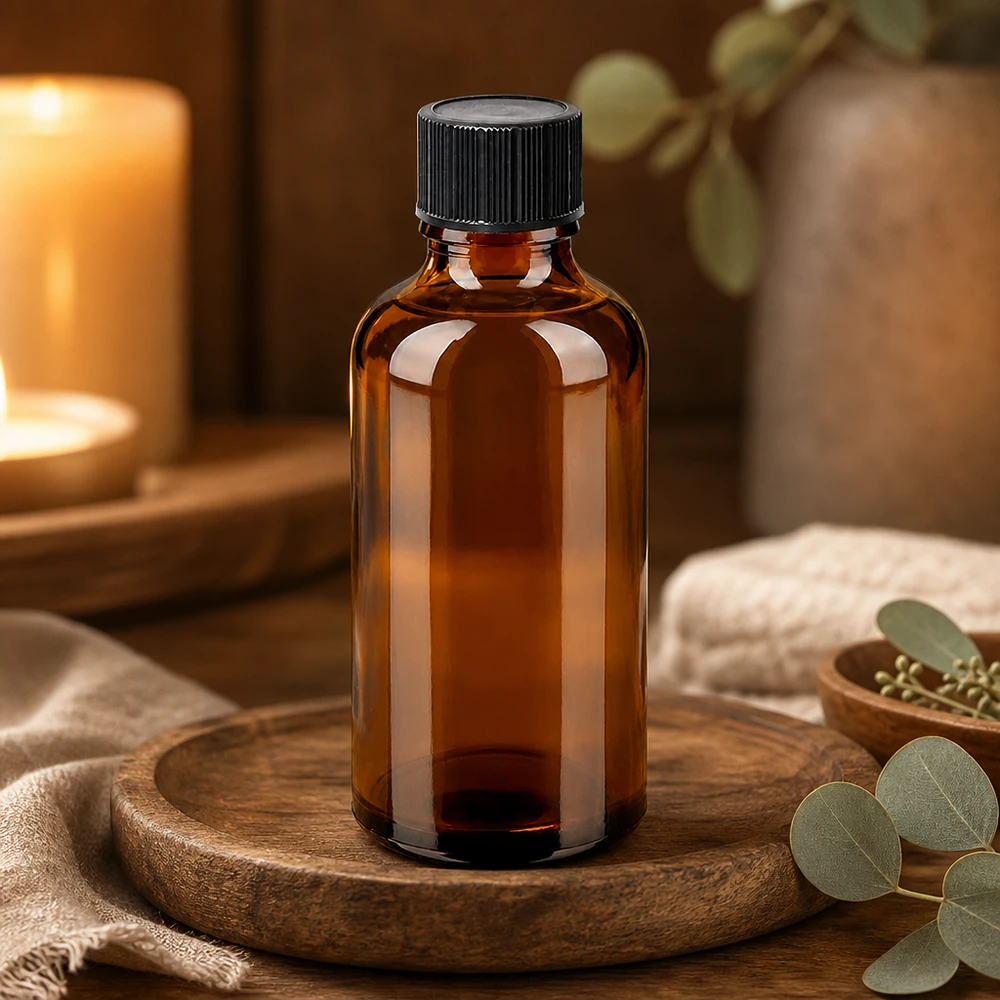 Flacone contagocce da 50 ml 1 mm nero STD BrownLine UT18/50 Flacone contagocce compatto da 50 ml serie BrownLine con robusto corpo in vetro e preciso sistema di contagocce