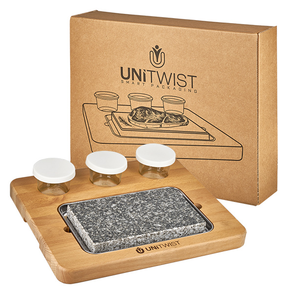 Hot Stone Grill Set di pietre L - per interni ed esterni