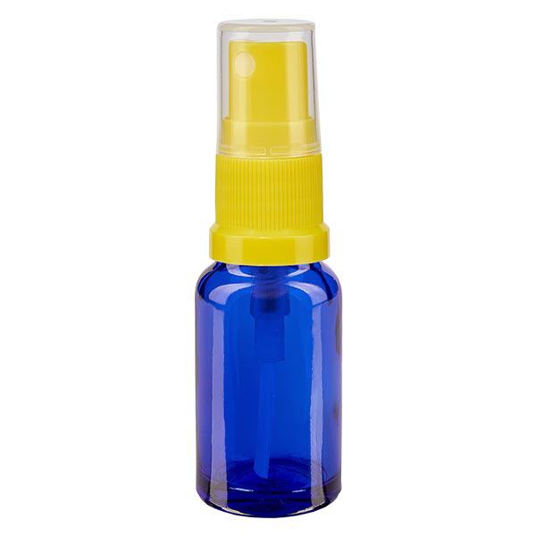 Flacone spray blu da 10ml STD giallo/trasparente apoGlas