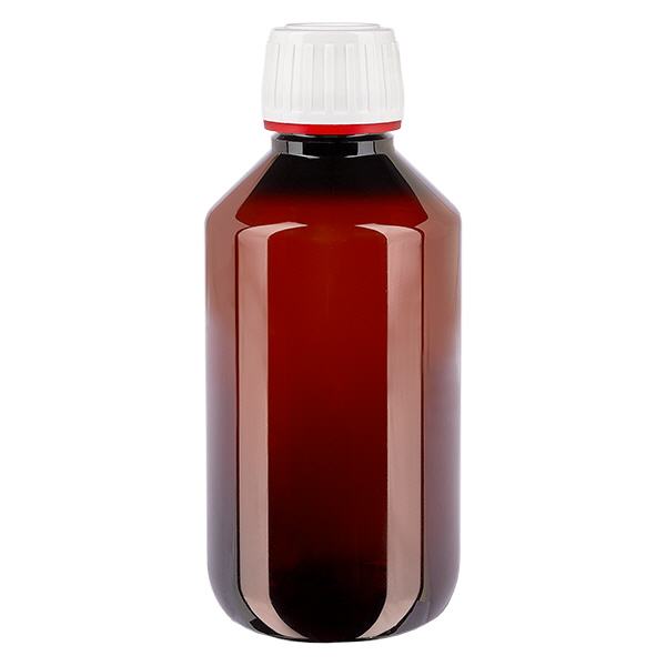 Bottiglia PET 200ml con flip-top bianco. Bottiglia PET 200ml con flip-top bianco.