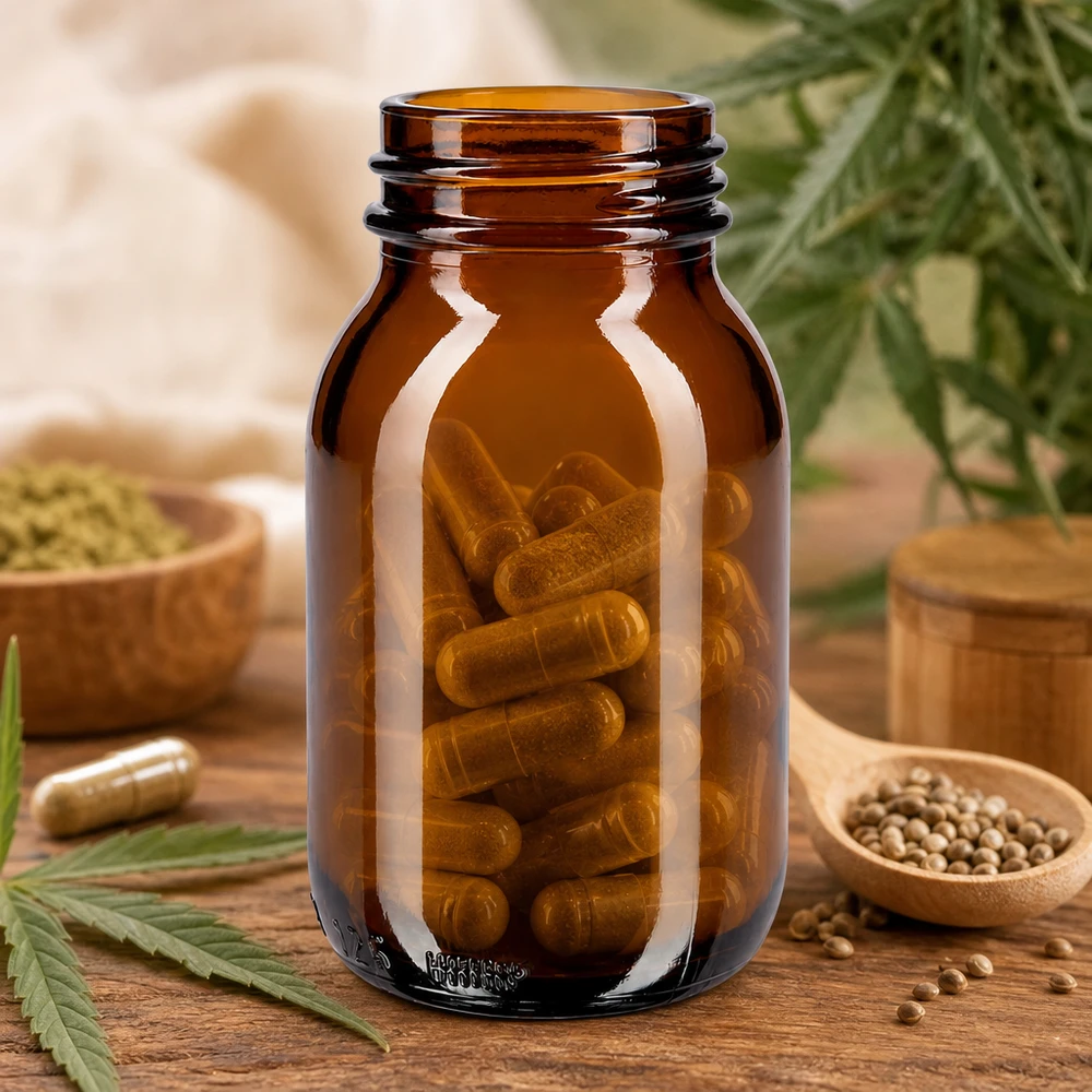 Bottiglia a collo largo da 125 ml in vetro ambrato Bottiglia a collo largo in vetro ambrato da 125 ml ideale per estratti di erbe e rimedi naturali