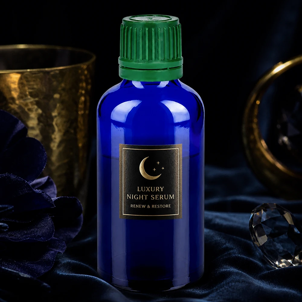 Bottiglia da 50ml 11mm SV verde OV BlueLine UT18/50 Flacone in vetro da 50 ml di qualità da laboratorio con protezione UV e tappo verde da 11 mm a prova di perdite.