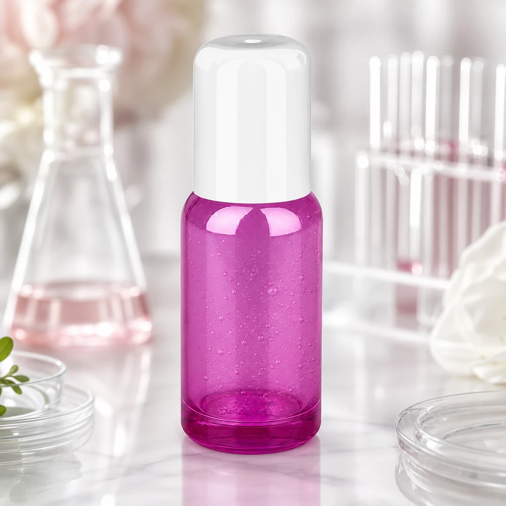 Flacone roll-on da 20 ml standard bianco PurpleLine UT18/20 Flacone roll-on in vetro da 20 ml, dalla linea viola di tendenza, ideale per cosmetici e sieri fai da te