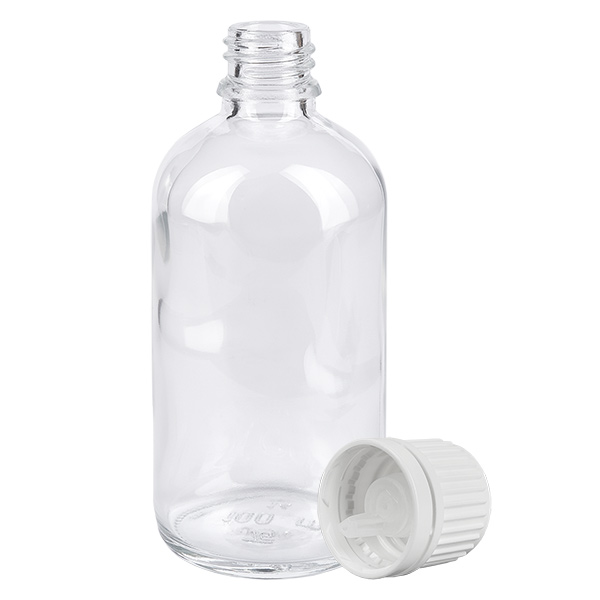 Flacone contagocce da 100 ml 0,7 mm bianco OV ClearLine UT18/100