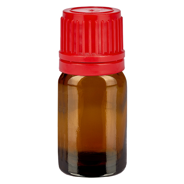Bottiglia da 5ml 11mm SV rosso OV BrownLine UT18/5