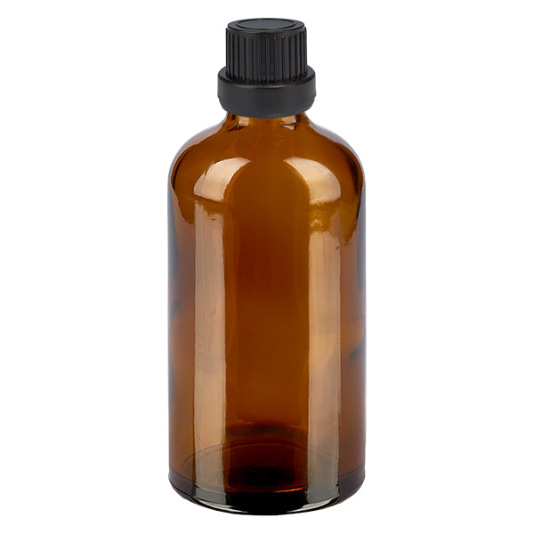 Contagocce da 100 ml fl. 2 mm nero OV BrownLine UT18/100