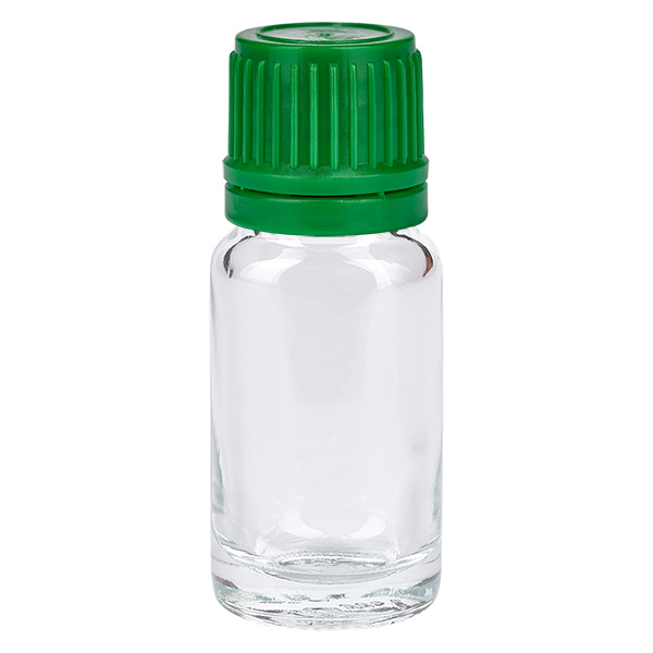 Bottiglia da 10ml 11mm SV verde OV ClearLine UT18/10 Bottiglia da 10ml 11mm SV verde OV ClearLine UT18/10