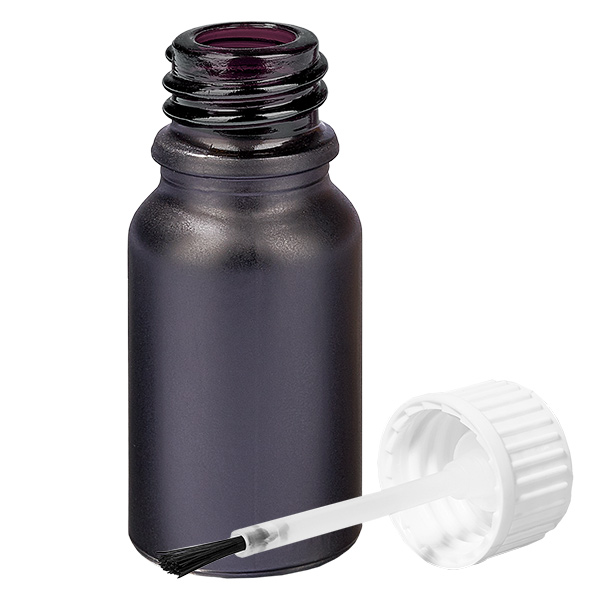 Flacone a pennello da 10 ml bianco STD BlackLine UT18/10