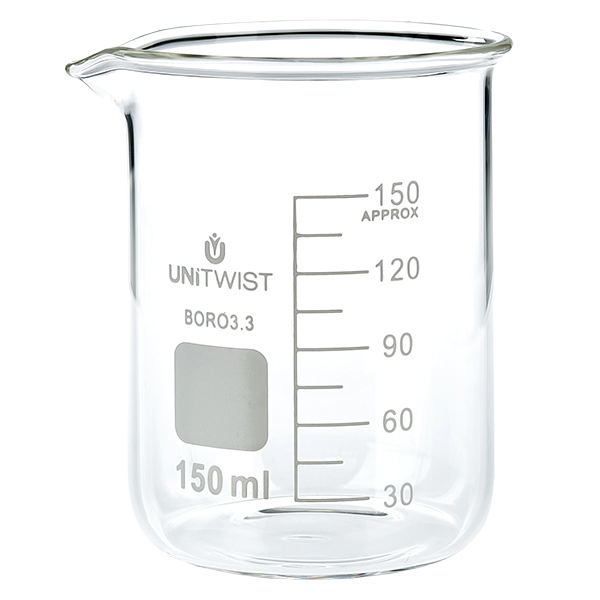 Bicchiere 150ml borosilicato, stampo basso UNiTwist Bicchiere 150ml borosilicato, stampo basso UNiTwist